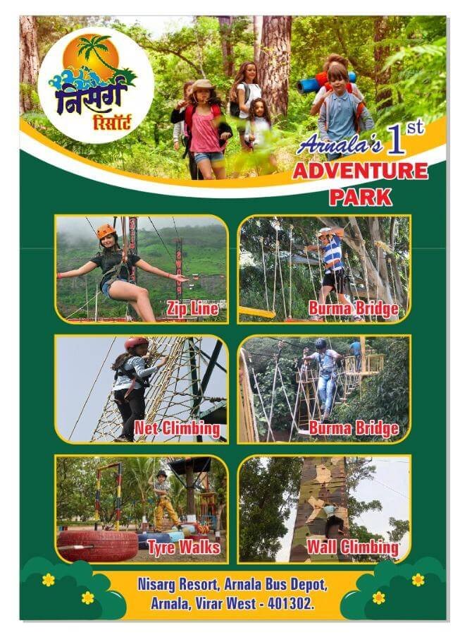 best resort in virar is Nisarg resort in virar